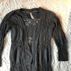 Aeropostale Grey Knit Cardigan✨